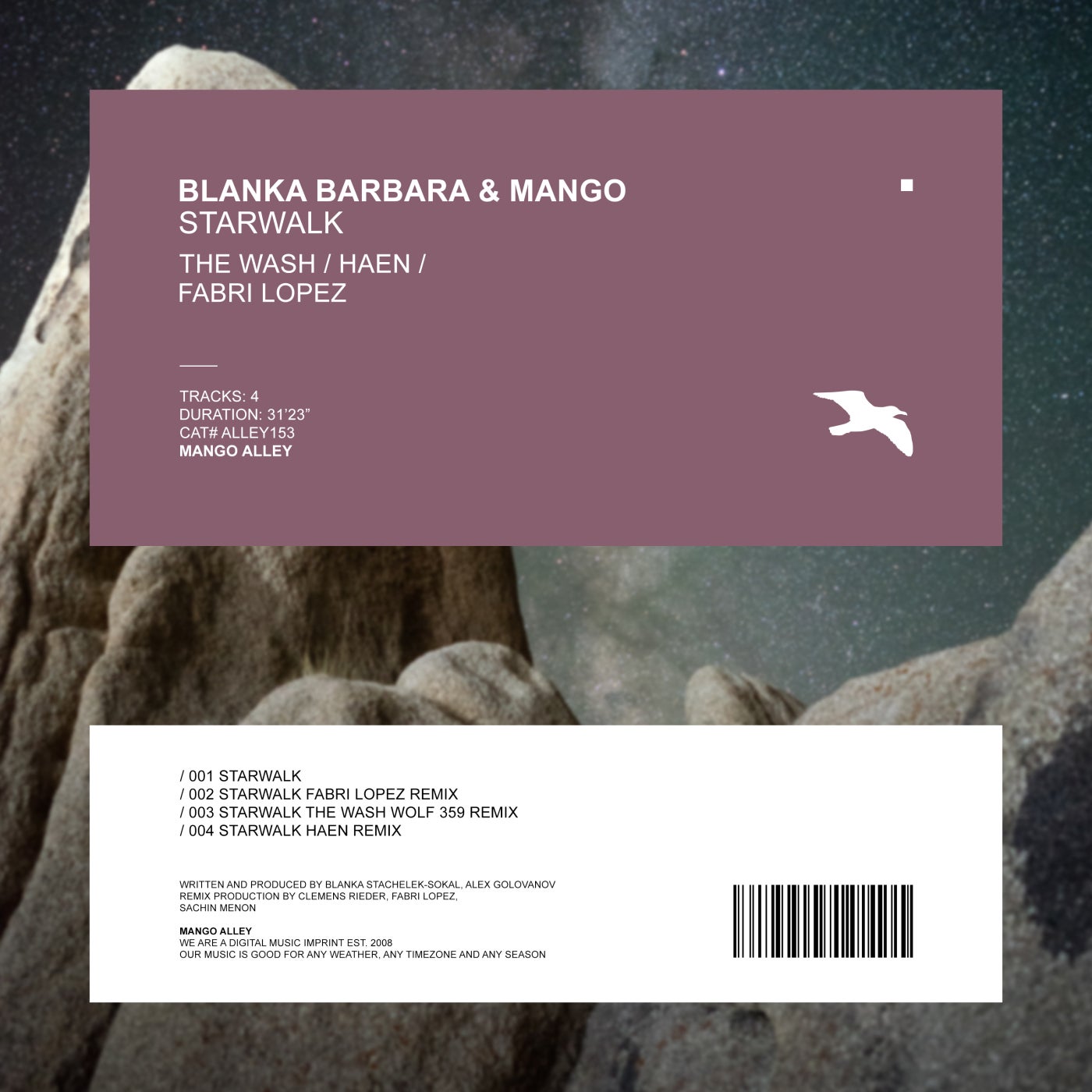 Blanka Barbara, Mango – Starwalk [ALLEY153]